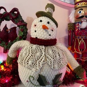 Snowman decor. Vintage